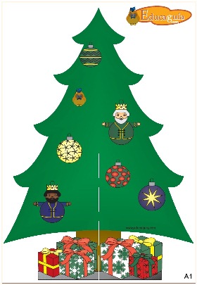 Árbol de Navidad en Color