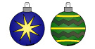 Bolas de Navidad en Color