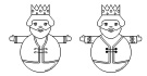 Los Reyes Magos para Colorear